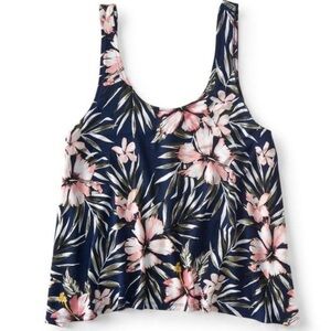 Prince & fox floral crop tank top